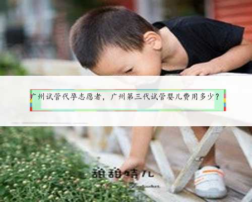 广州试管代孕志愿者，广州第三代试管婴儿费用多少？